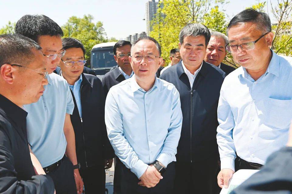 金湘军在山西太原现场推进“一泓清水入黄河”工程